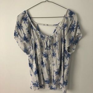 2/ $20 flowy floral blouse